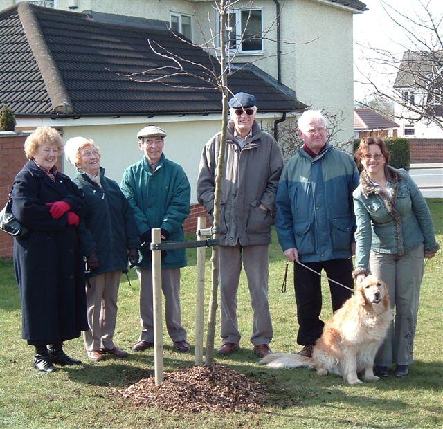 Tile Kiln Residents' Association tree planating